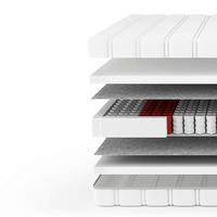 TAŠTIČKOVÝ MATRAC, 140/200 cm - biela, Basics, textil (140/200cm) - Livetastic