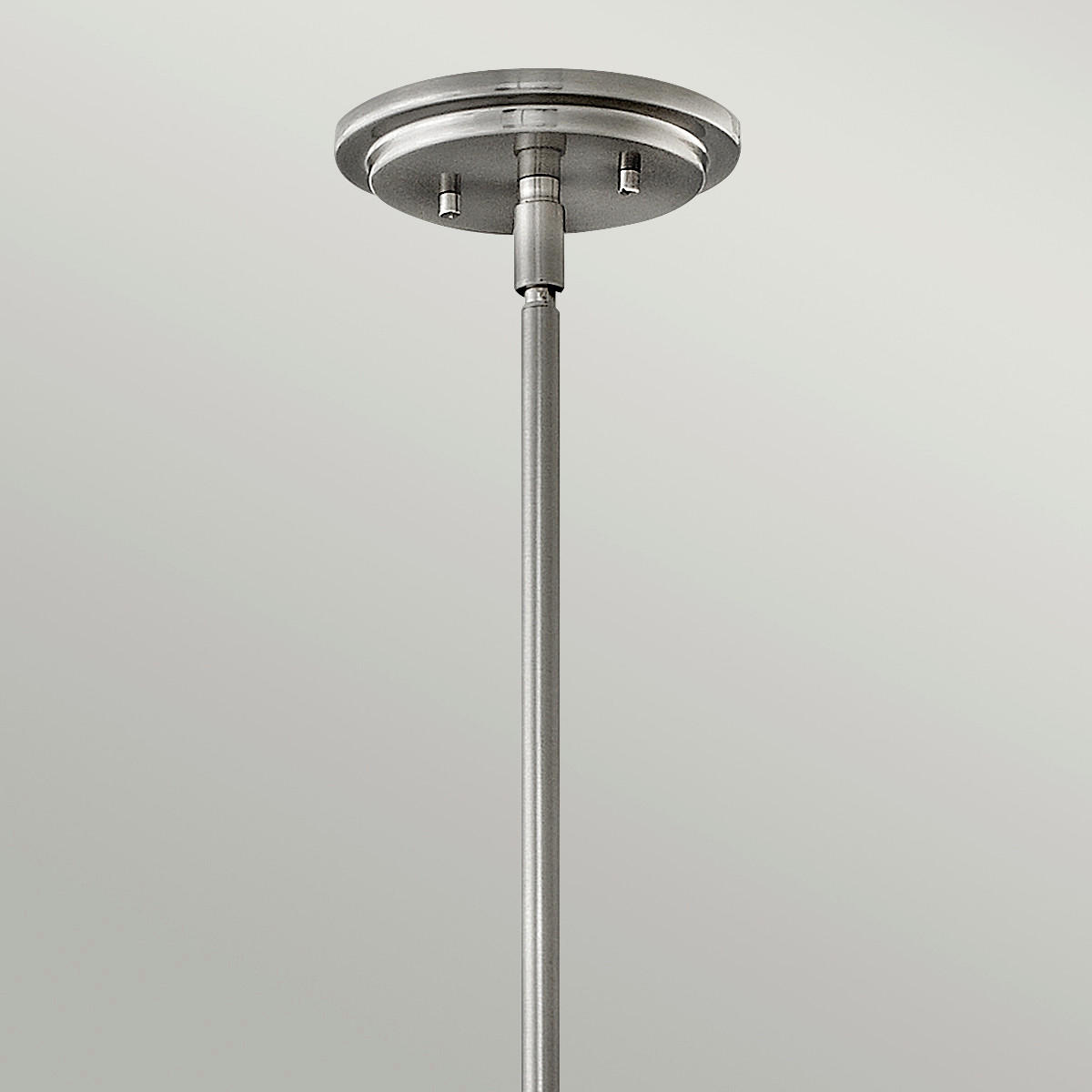 HÄNGELEUCHTE 28.9/50.3 cm    - Nickelfarben, Design, Glas/Metall (28.9/50.3cm) - Elstead Lighting