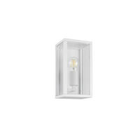 VÄGGLAMPA FÖR UTOMHUS - klar/vit, Basics, metall/glas (14/14/26cm) - Trio Leuchten