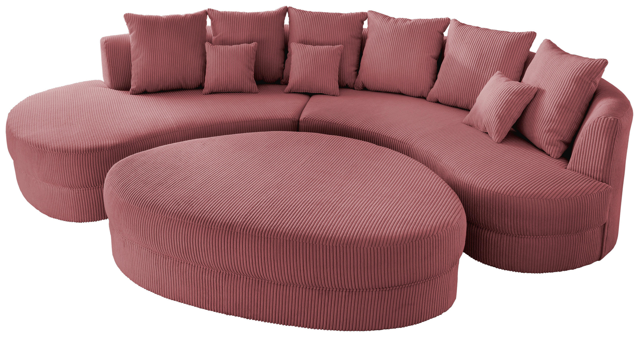 SOFFA i textil korall  - grå/svart, Design, textil/plast (160/300cm) - Livetastic