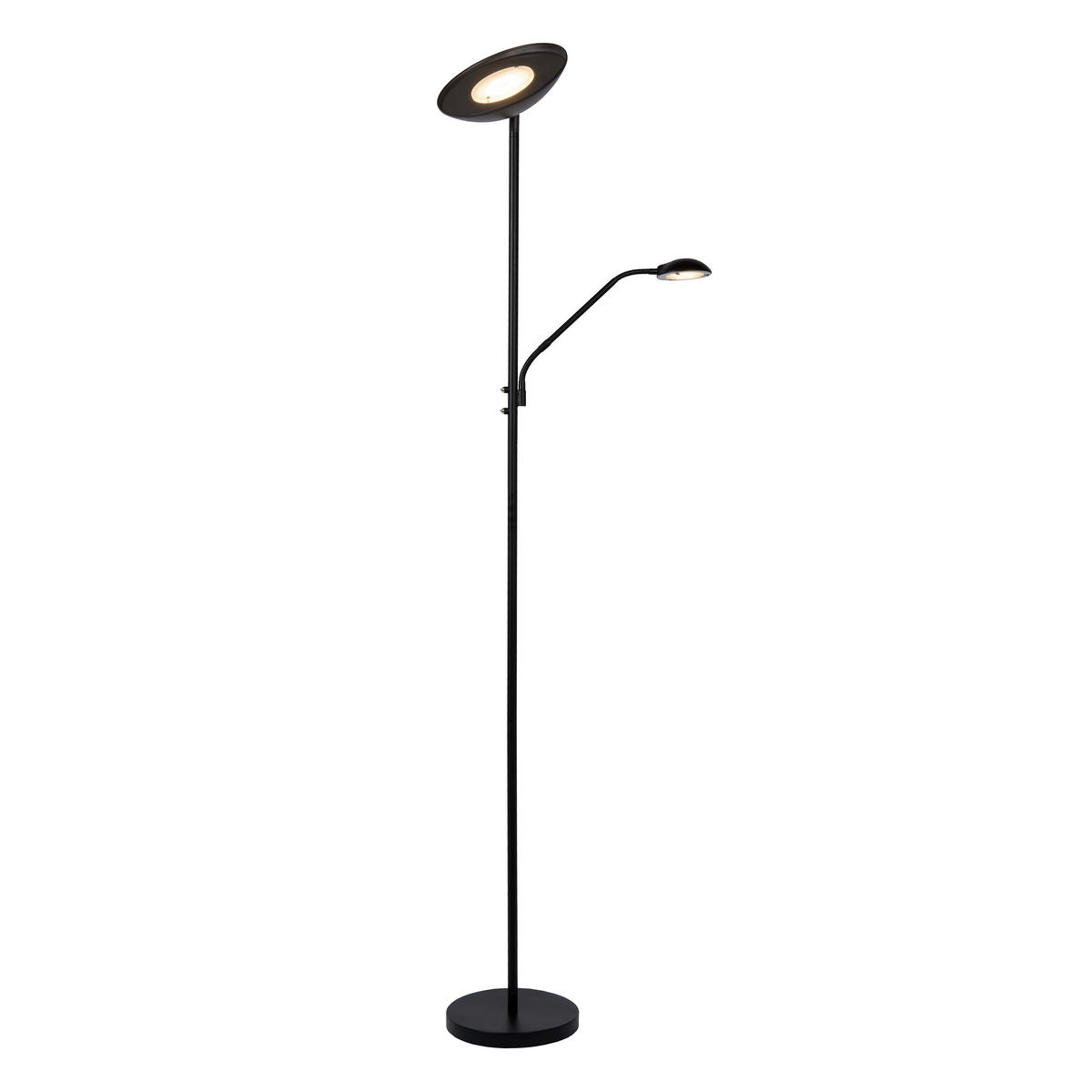 LED-STEHLEUCHTE ZENITH 25.4/53.2/180 cm   - Design, Metall (25.4/53.2/180cm) - Lucide