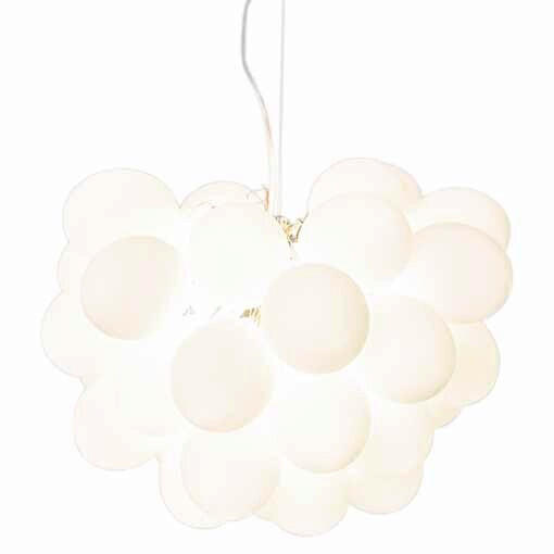 HÄNGELEUCHTE GROSS 50/45 cm   - Weiß, Design, Glas (50/45cm) - By Rydéns