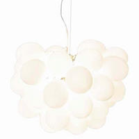 HÄNGELEUCHTE GROSS 50/45 cm   - Weiß, Design, Glas (50/45cm) - By Rydéns