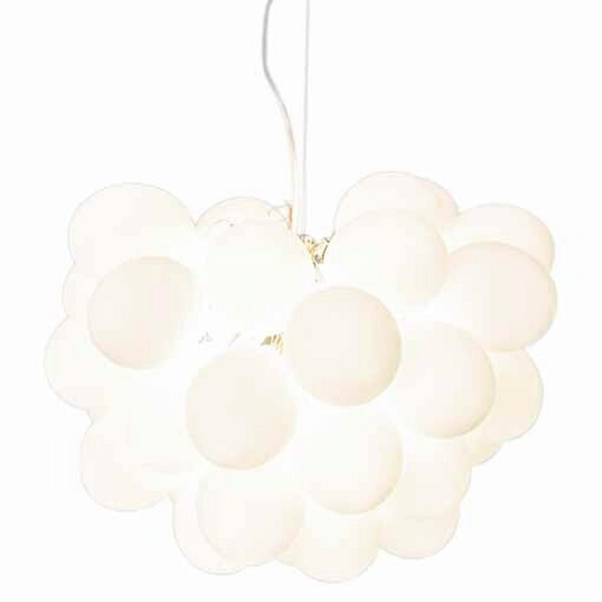 HÄNGELEUCHTE GROSS 50/45 cm   - Weiß, Design, Glas (50/45cm) - By Rydéns