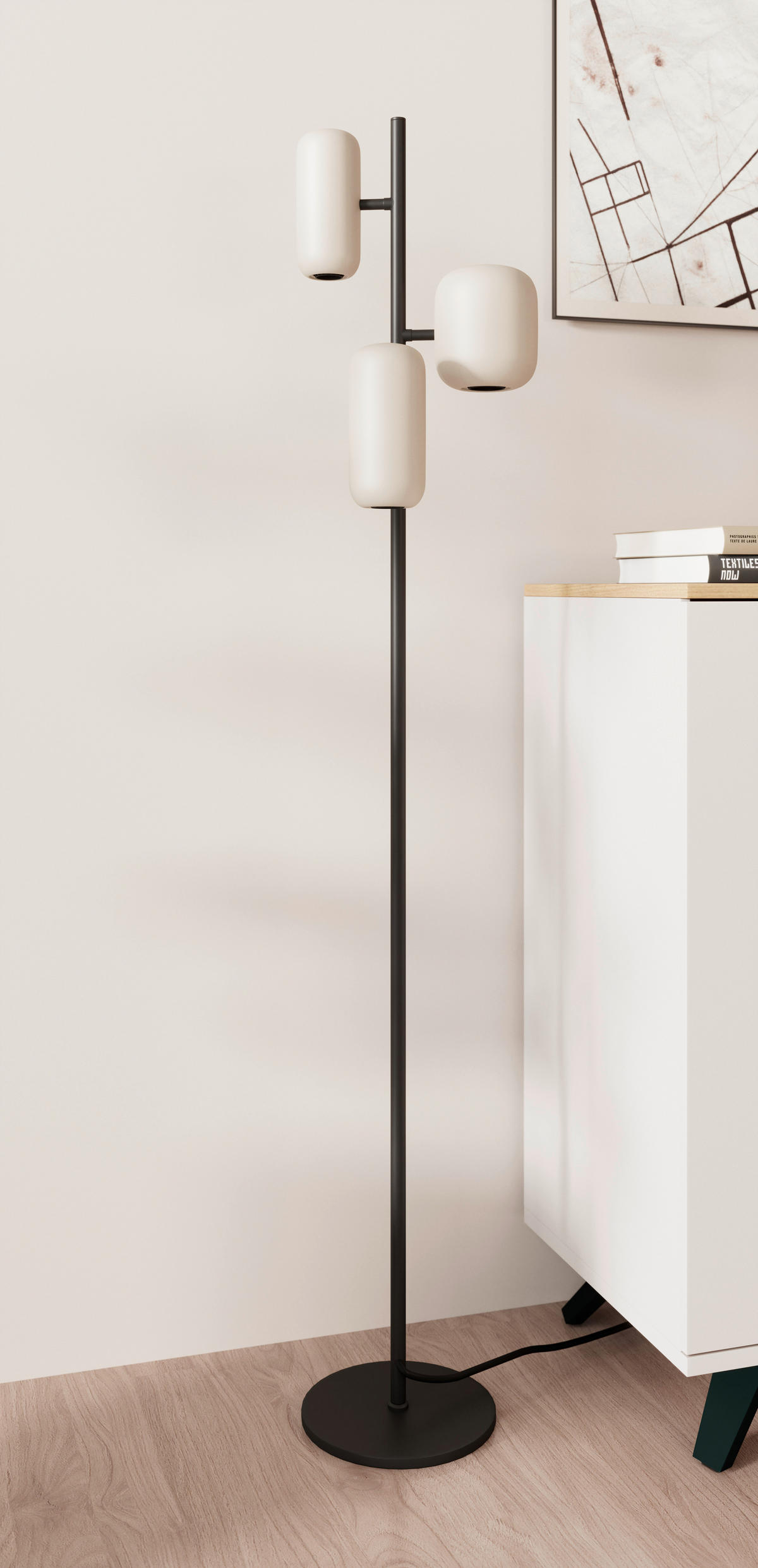STEHLEUCHTE Paris 28/147 cm   - Sandfarben, Basics, Metall (28/147cm) - Brilliant