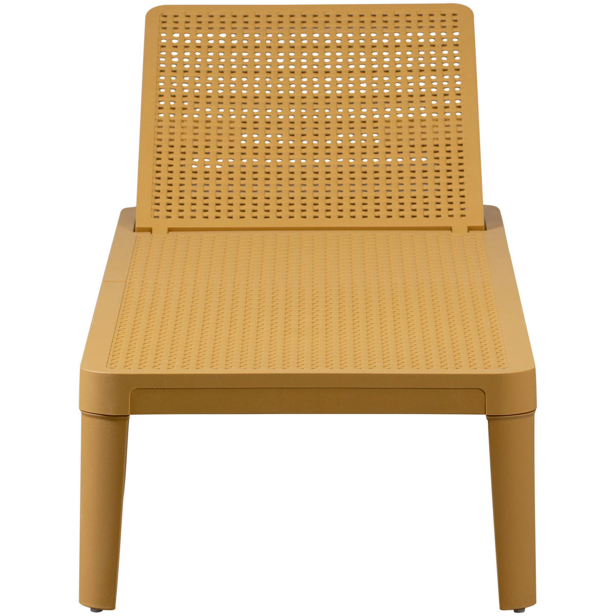 GARTENLIEGE 55/29/191 cm  - Gelb, Design, Kunststoff (55/29/191cm) - Gardenson