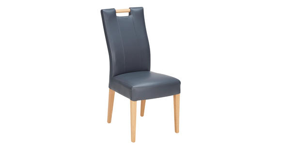 STUHL in Holz, Textil Grau, Buchefarben - Buchefarben/Grau, KONVENTIONELL, Holz/Textil (47/100/64cm) - Cantus