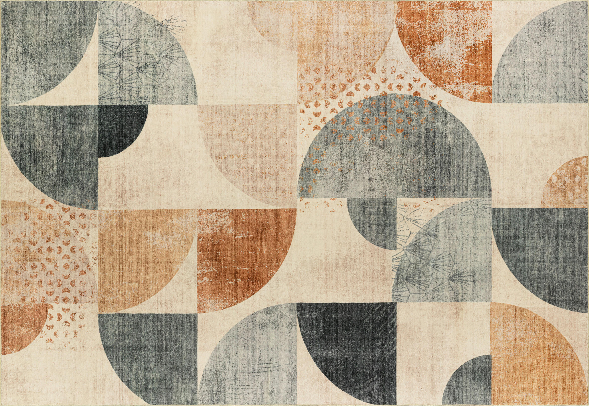 wash+dry Flachwebeteppich Orris Beige 200x290 cm
