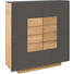HIGHBOARD 128/137,4/42,5 cm - Eichefarben/Braun, Natur, Glas/Holz (128/137,4/42,5cm) - Voglauer HIGHBOARD 128/137,4/42,5 cm - Eichefarben/Braun, Natur, Glas/Holz (128/137,4/42,5cm) - Voglauer