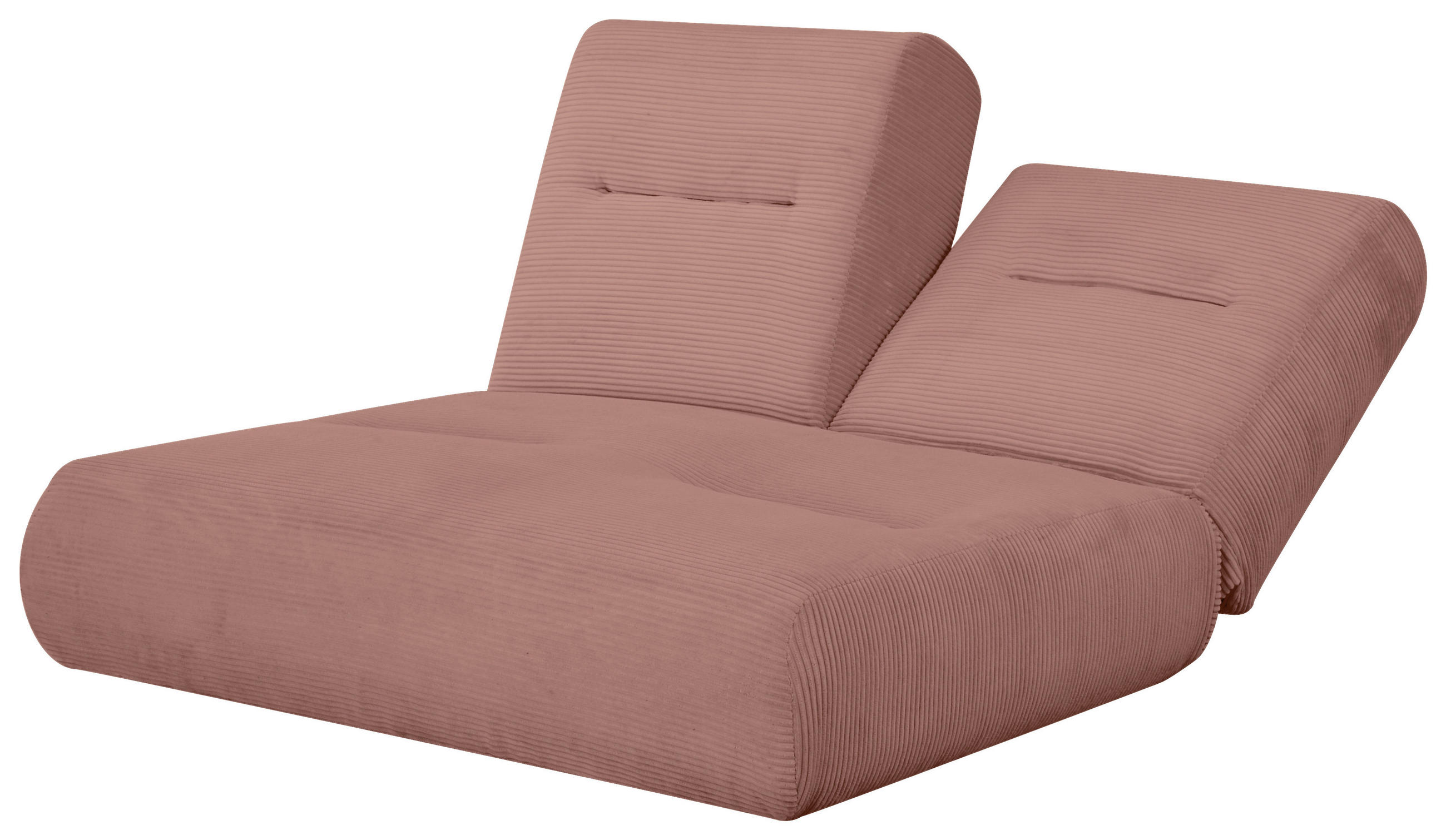 BÄDDSOFFA i manchester gammelrosa  - gammelrosa, Design, textil (159/88/160cm) - Livetastic