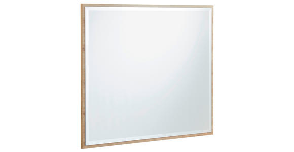WANDSPIEGEL 92/75/2 cm in rechteckig - Eiche Artisan, KONVENTIONELL, Glas/Holzwerkstoff (92/75/2cm) - Voleo