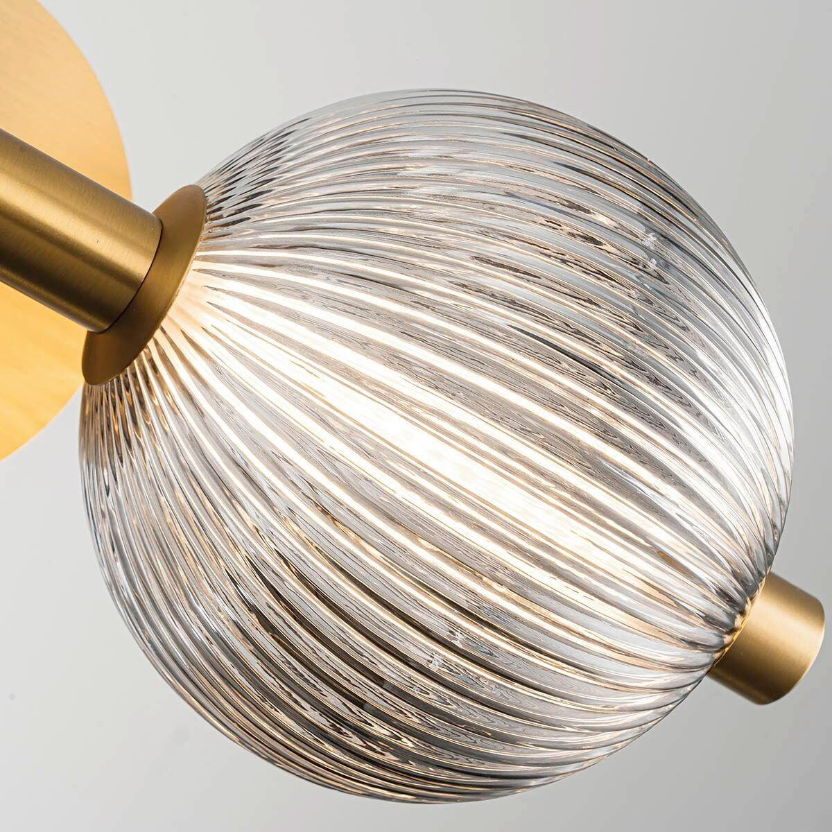 WANDLEUCHTE - Goldfarben, Konventionell, Glas/Metall (15,1/58,7cm) - Elstead Lighting