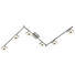 LED-STRAHLER - Nickelfarben, Design, Kunststoff/Metall (11/180cm) - Novel