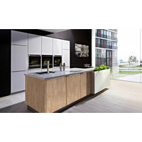 EINBAUKÜCHE PURE  - Basics, Glas/Holz - OSTER