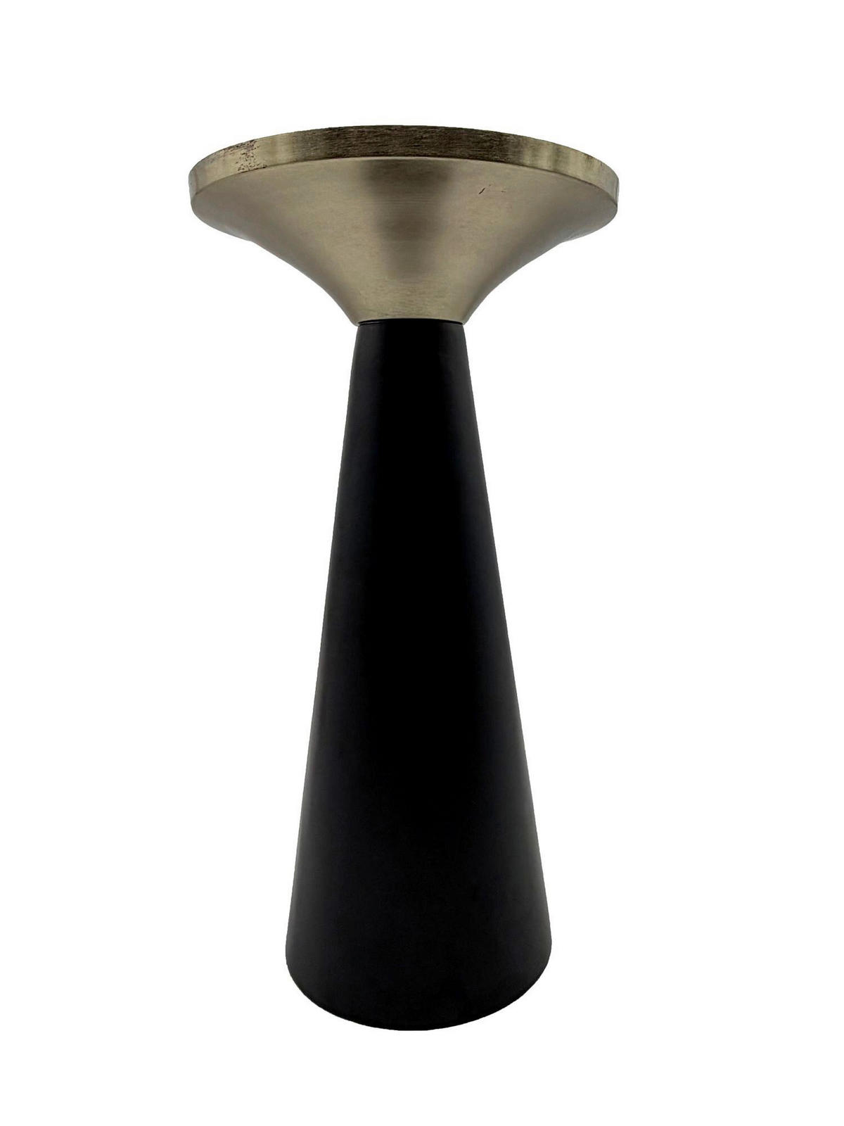 BEISTELLTISCH in Metall  - Schwarz, Design, Stein/Metall (28/54/28cm) - Livetastic