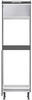 KÜCHENBLOCK 270 cm   in Anthrazit  - Edelstahlfarben/Eichefarben, Basics, Holzwerkstoff/Metall (270cm) - Optifit