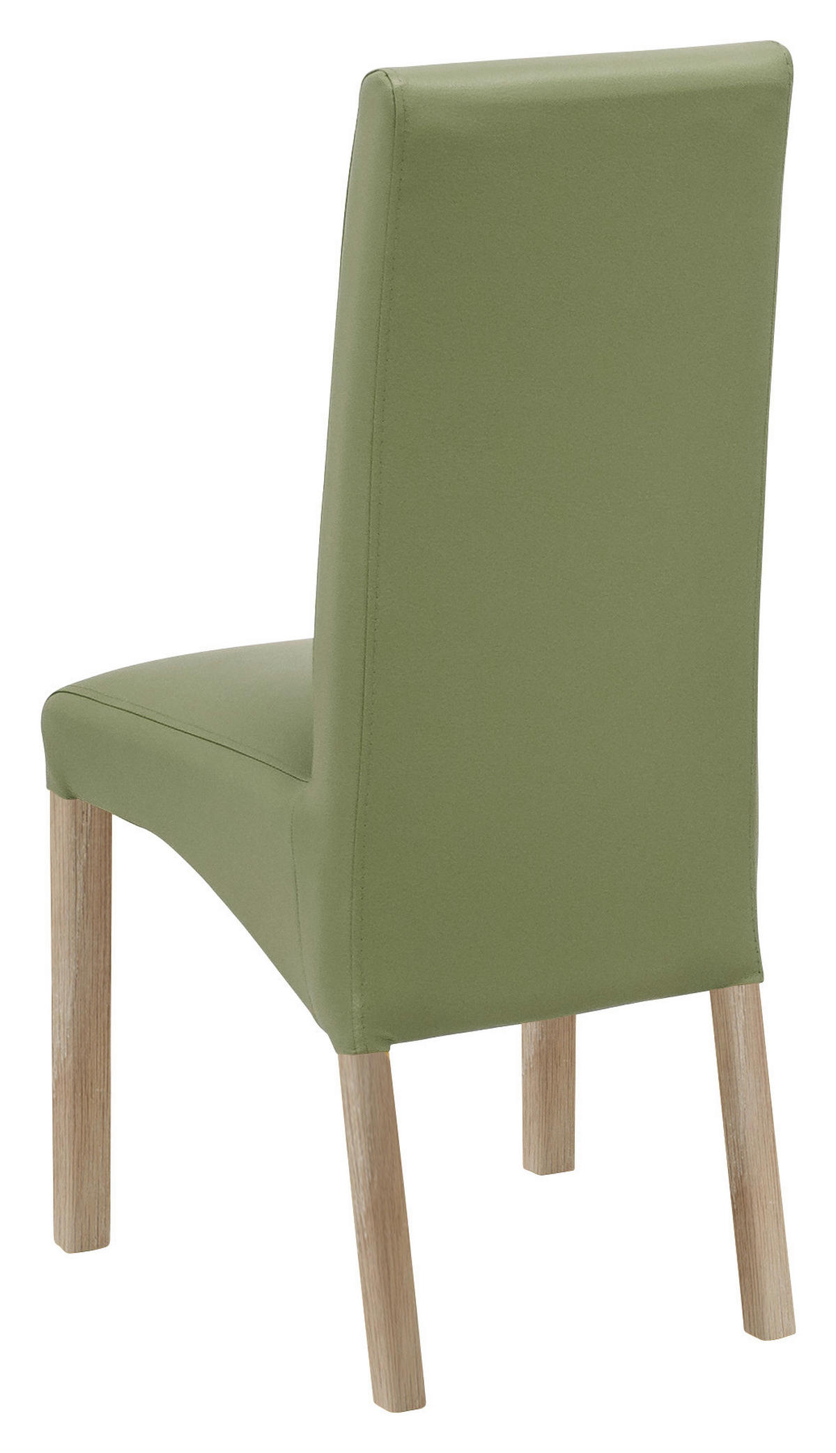 STUHL Lederlook Dunkelgrün, Sonoma Eiche  - Dunkelgrün/Sonoma Eiche, KONVENTIONELL, Holz/Textil (47/102/57cm) - Carryhome