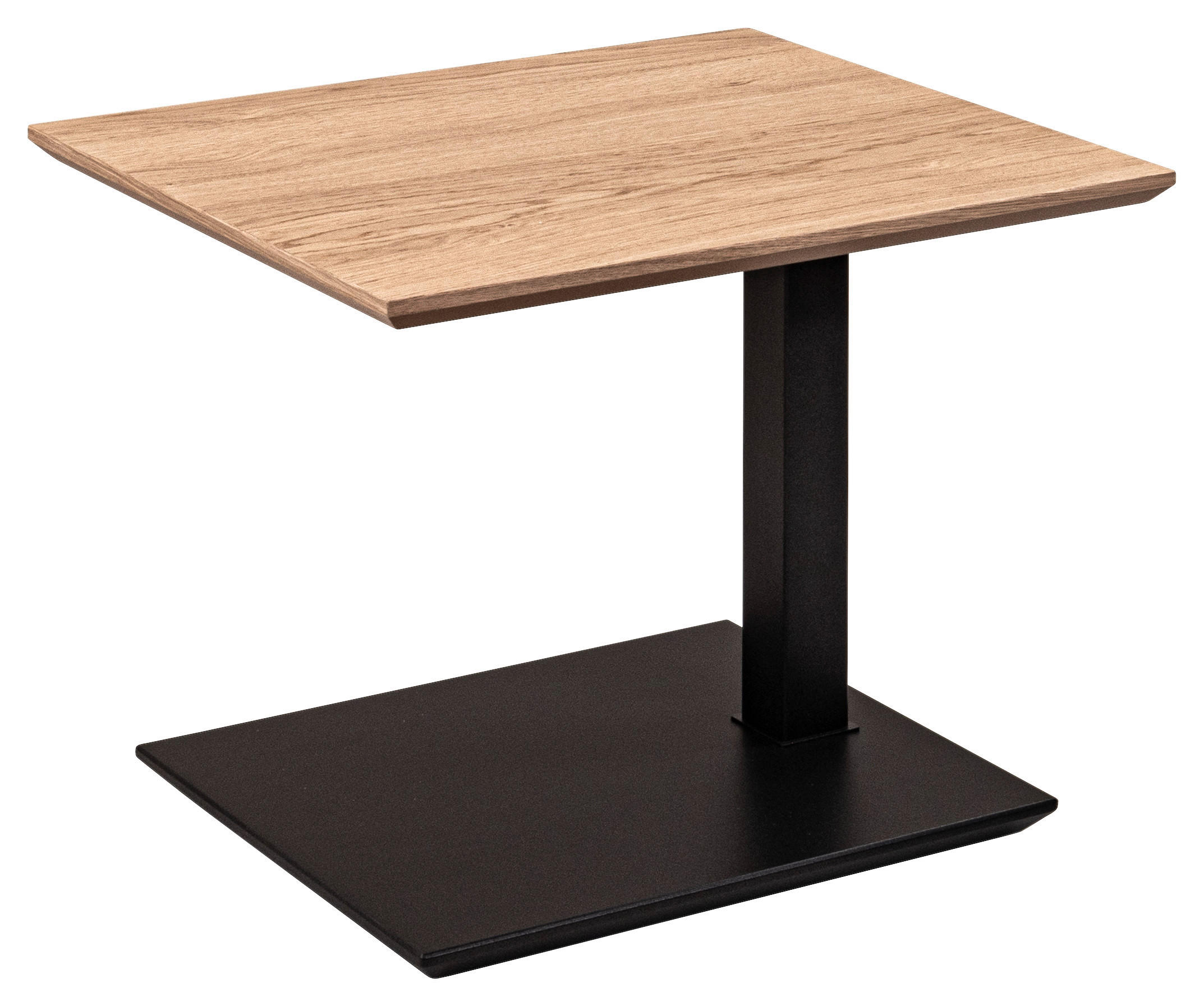 BEISTELLTISCH in Holz, Metall, Holzwerkstoff 55/47/47-65 cm  - Wildeiche/Anthrazit, Natur, Holz/Holzwerkstoff (55/47/47-65cm) - Novel