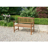 GARTENBANK 109/86/58 cm  in Braun  - Braun, KONVENTIONELL, Holz (109/86/58cm) - Gardenson