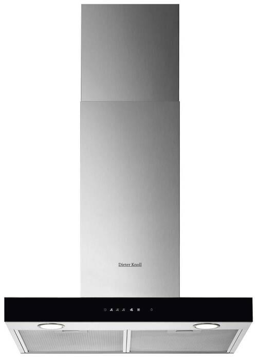 Hotă - culoare inox/negru, Basics, sticlă/metal (59,8/67,8-118/45,4cm) - Dieter Knoll