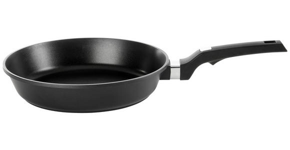 BRATPFANNE Perfect Cooking Keramikbeschichtung 28 cm  - Edelstahlfarben/Schwarz, Basics, Kunststoff/Metall (28cm) - Homeware Profession.