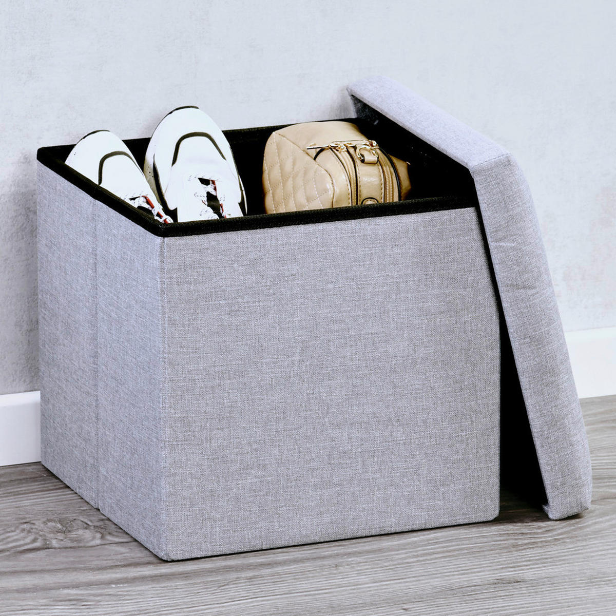 SITZBOX  - Hellgrau, Basics, Textil (38/38/38cm) - Kesper