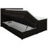 BOXSPRINGBETT Webstoff 180/200 cm INKL. Bettkasten, Matratze, Topper - Wengefarben/Dunkelbraun, KONVENTIONELL, Holz/Textil (180/200cm) - Carryhome