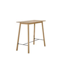 BARTISCH Eiche massiv rechteckig Eichefarben  - Eichefarben, Design, Holz/Metall (120/60/104cm) - Boxxx