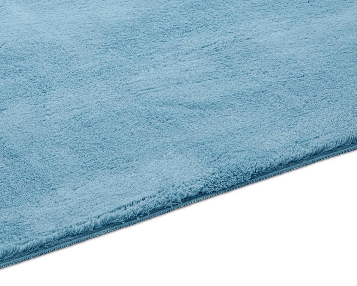 FLACHWEBETEPPICH Wohnzimmer 160/220 cm Fiona Hellblau rechteckig  - Hellblau, KONVENTIONELL, Textil (160/220cm) - Novel
