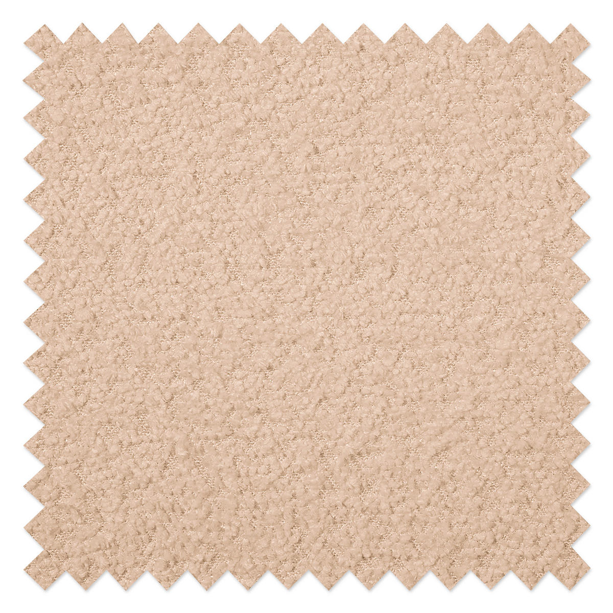ECKSOFA Ariella Beige Bouclé  - Beige/Naturfarben, Design, Holz/Textil (231/161cm) - Livetastic