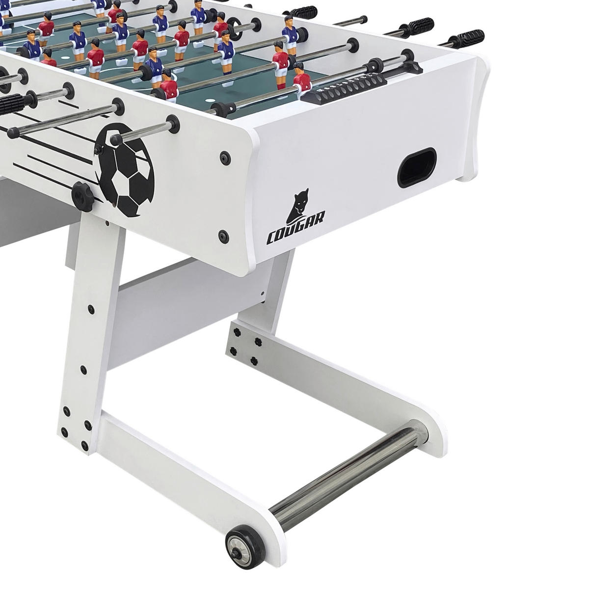 SCORPION KICK FUSSBALLTISCH - Weiss, Konventionell, Holz (61/81/122cm)