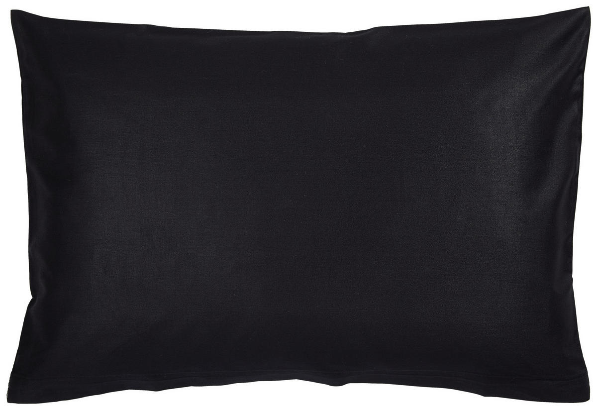 KOPFKISSENBEZUG Giacomo 40/60 cm  - Schwarz, Basics, Textil (40/60cm) - Janine