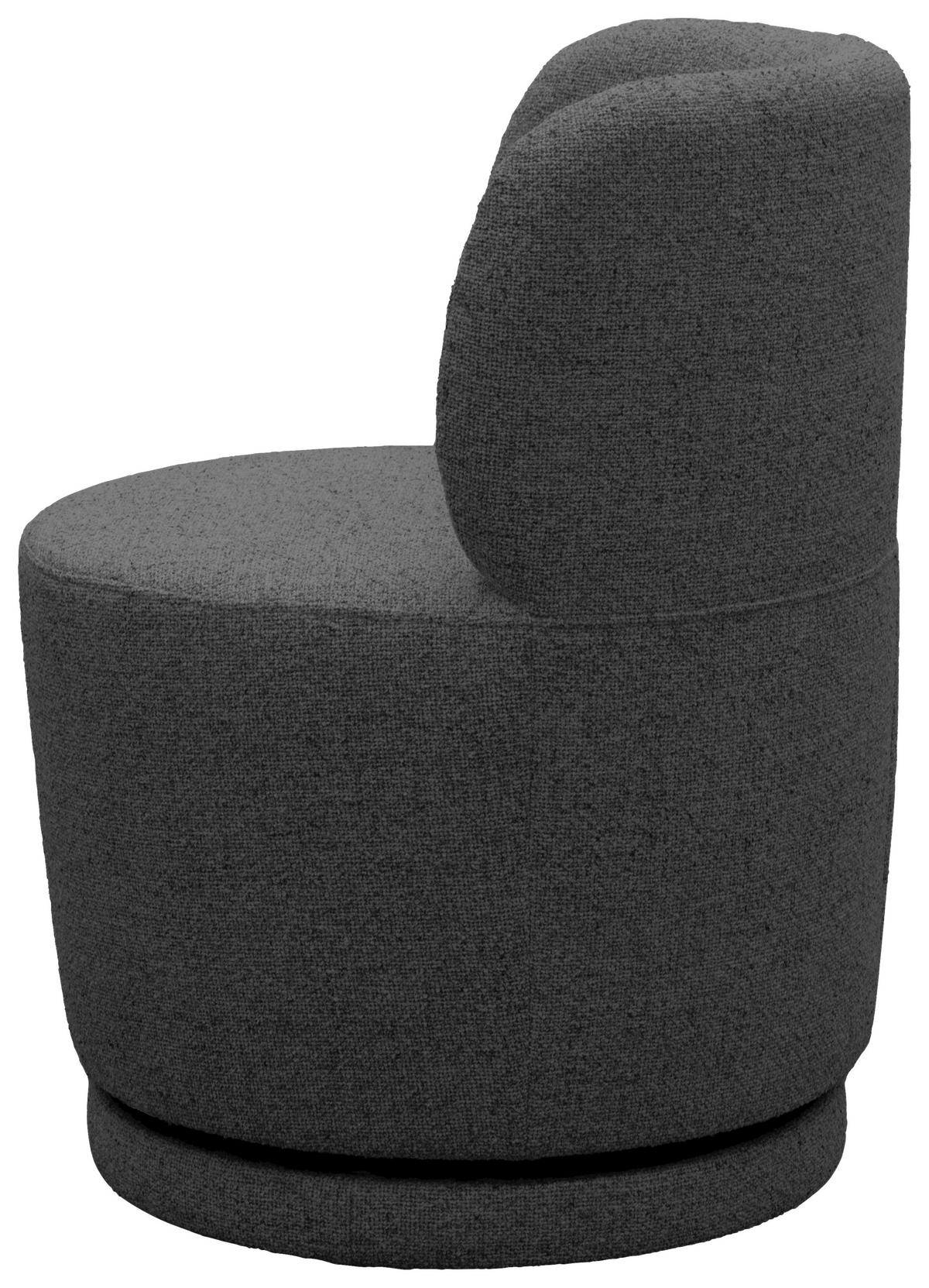 SESSEL in Webstoff Anthrazit  - Anthrazit/Beige, MODERN, Textil (60/74/60cm) - Livetastic