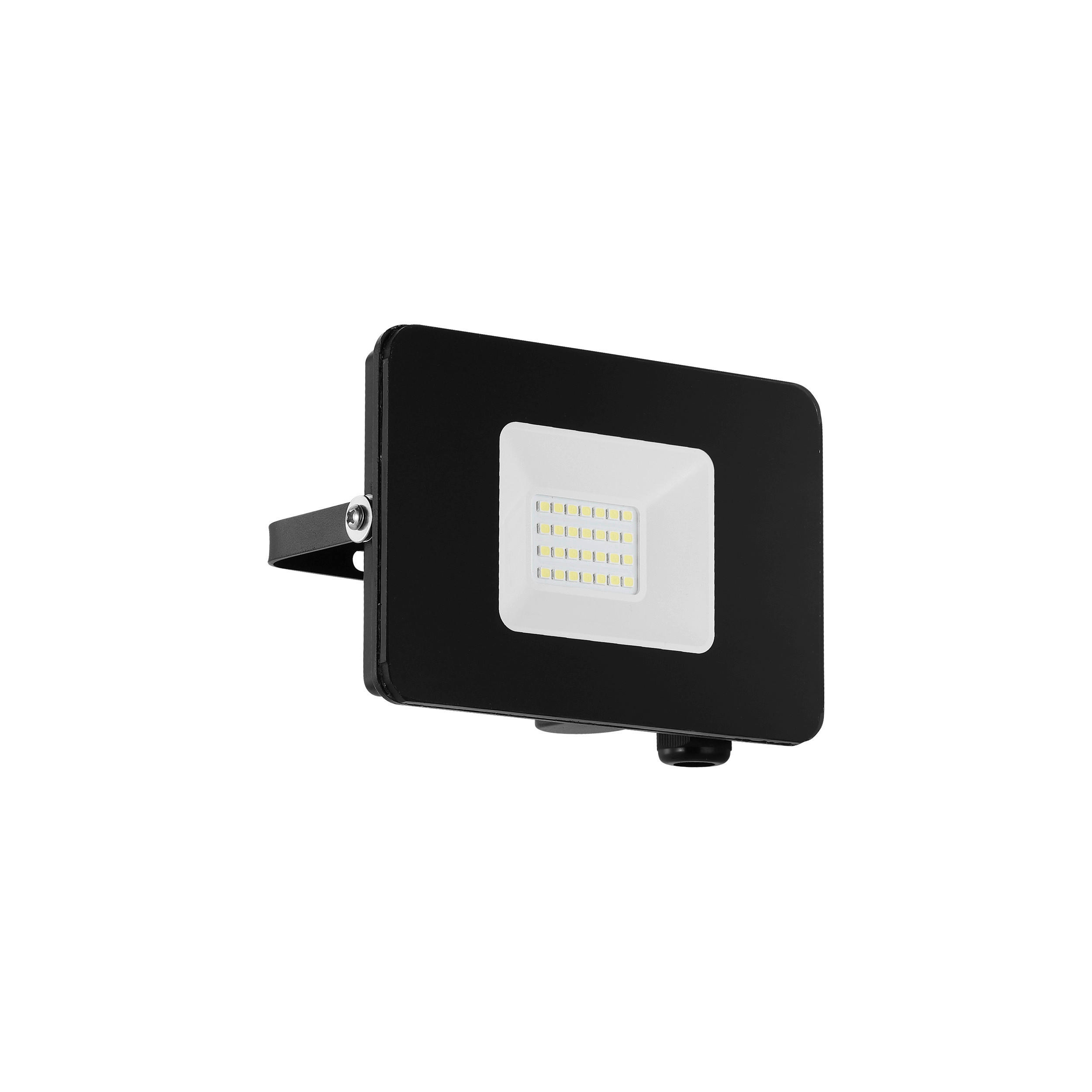 APLICĂ DE EXTERIOR - negru/transparent, Basics, plastic/sticlă (13/9,5/3cm)