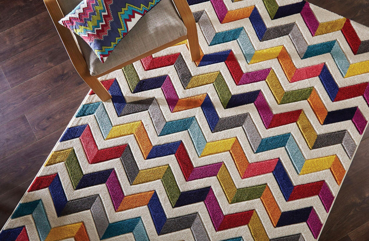 TEPPICH 230/160 cm Multicolor  - Multicolor, Basics, Textil (230/160cm)