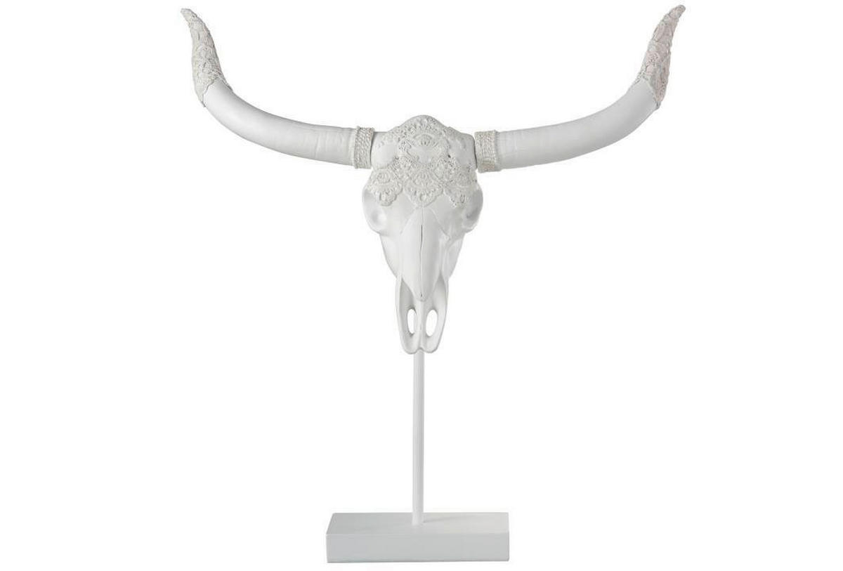 DEKOKOPF - Weiss, Design, Kunststoff (48/14,5/56cm) - Ambia Home