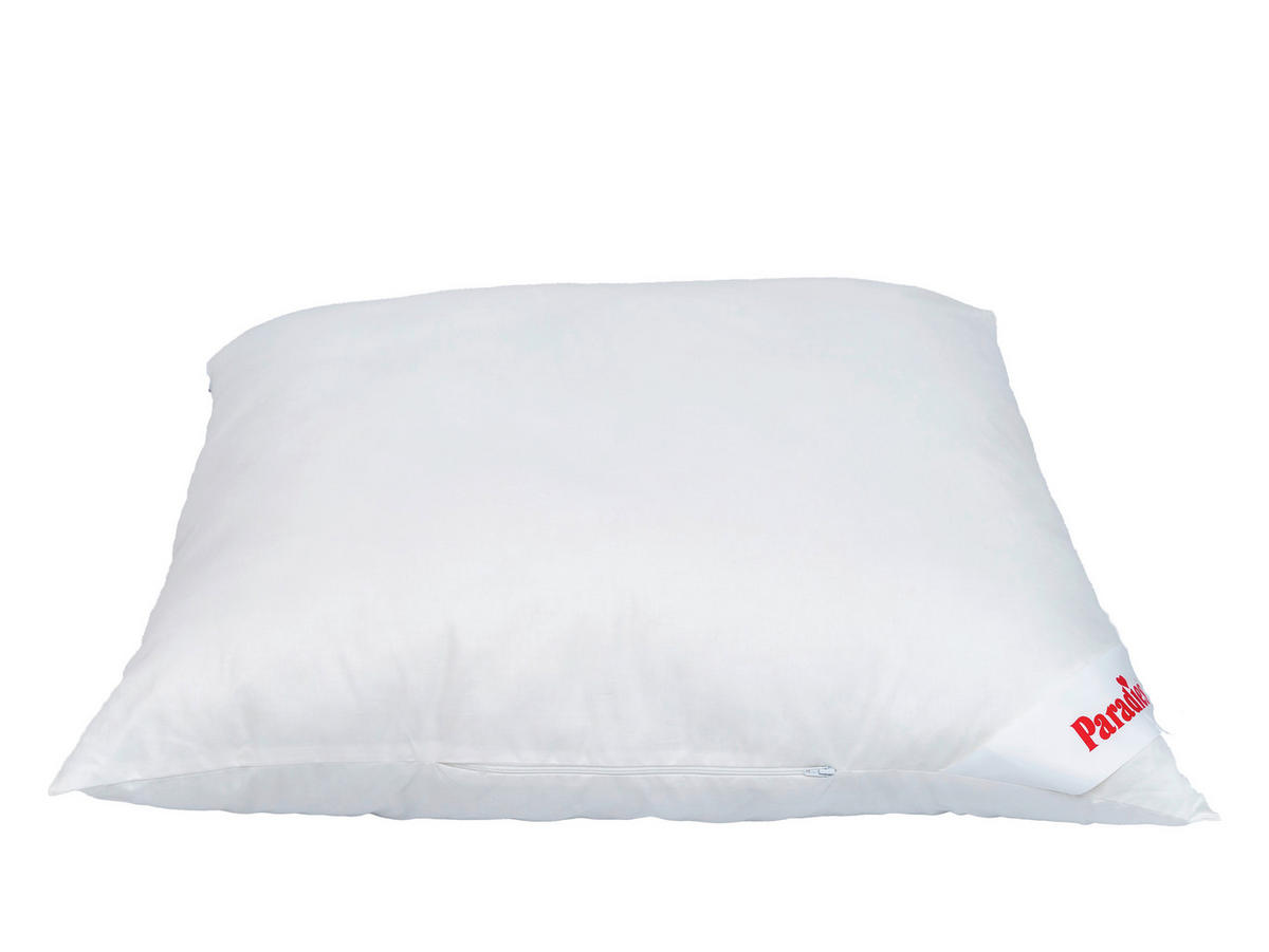 KOPFKISSEN  SOFTY JUNA  80/80 cm       - Weiß, Basics, Textil (80/80cm) - Paradies