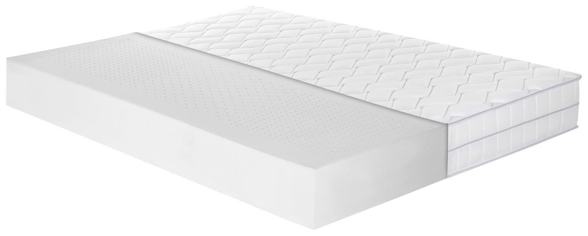 KALTSCHAUMMATRATZE 140/200 cm Höhe ca. 23 cm 5 -Zonen item.attr('328-538'),[ ]} - Weiß, Basics, Textil (140/200cm) - MID.YOU