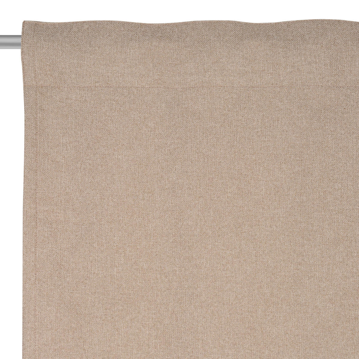 VERDUNKELUNGSVORHANG - Taupe, Basics, Textil (135/245cm) - Esposa