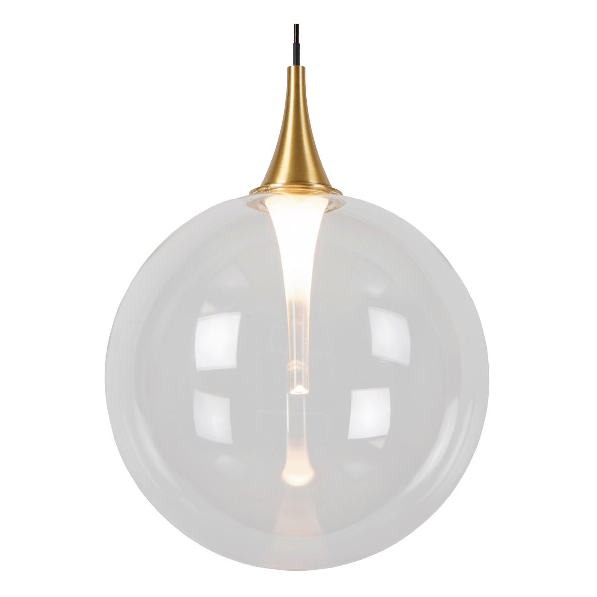 PENDELLEUCHTE 16/16/150 cm    - Transparent, Design, Glas (16/16/150cm) - Lucide