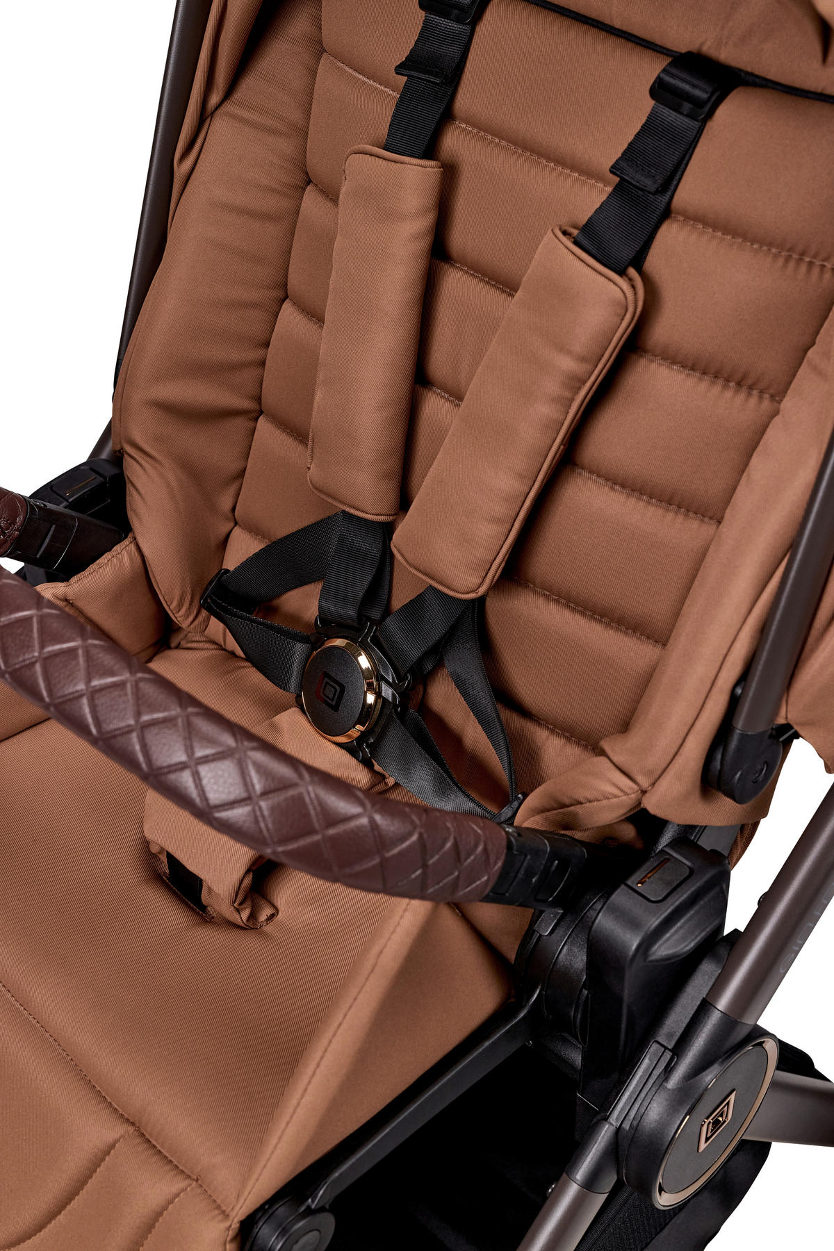 KINDERWAGENSET  GIO FOLD ETPU SET  cognac  - Cognac/Braun, Basics, Textil/Metall (120/58/92cm) - Moon Edition