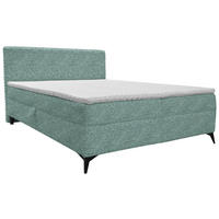 BOXBETT 160/200 cm  in Türkis  - Türkis/Schwarz, Design, Holz/Holzwerkstoff (160/200cm) - Xora