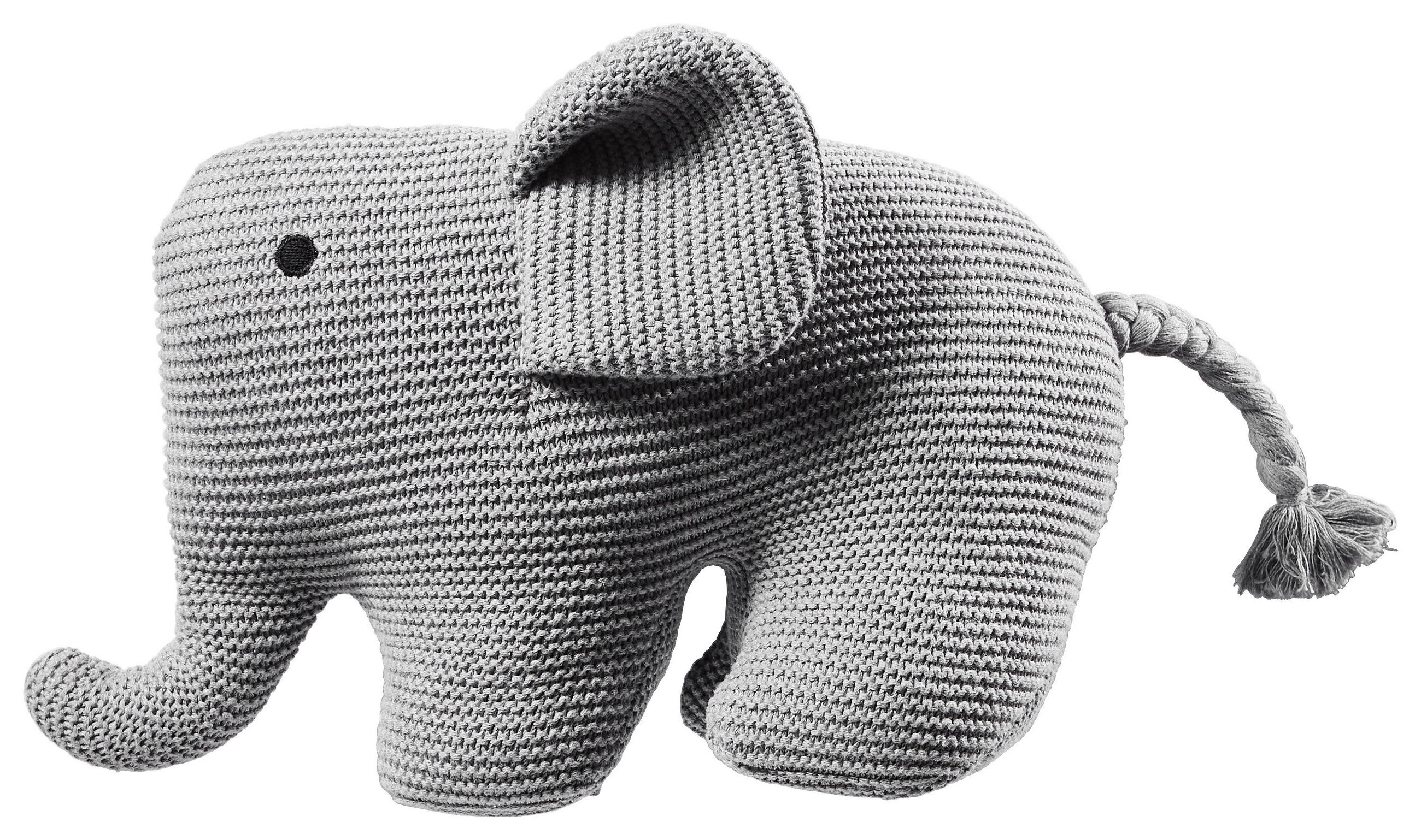 KUSCHELTIER  - Grau, Trend, Textil (42/25cm) - Avelia