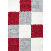 HOCHFLORTEPPICH 200/290 cm Life 1501 Rot, Weiß, Hellgrau  - Rot/Hellgrau, KONVENTIONELL, Textil (200/290cm) - Novel