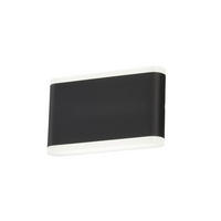 LED-AUSSENLEUCHTE - Schwarz, Modern, Kunststoff/Metall (10,5/17,5/5cm) - Fischer & Honsel