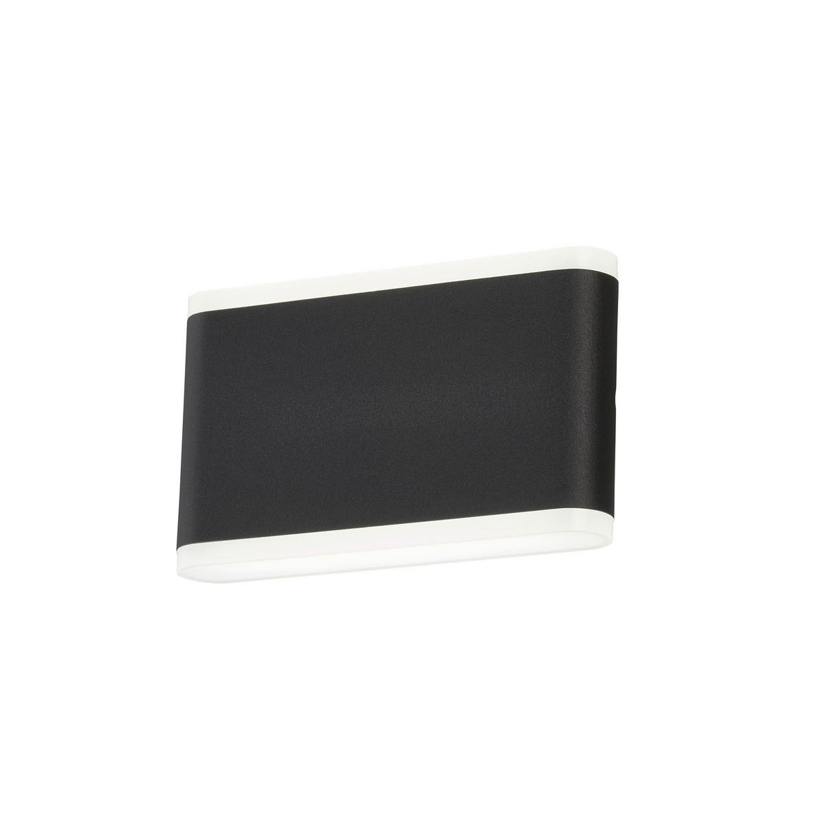 LED-AUSSENLEUCHTE - Schwarz, Modern, Kunststoff/Metall (10,5/17,5/5cm) - Fischer & Honsel