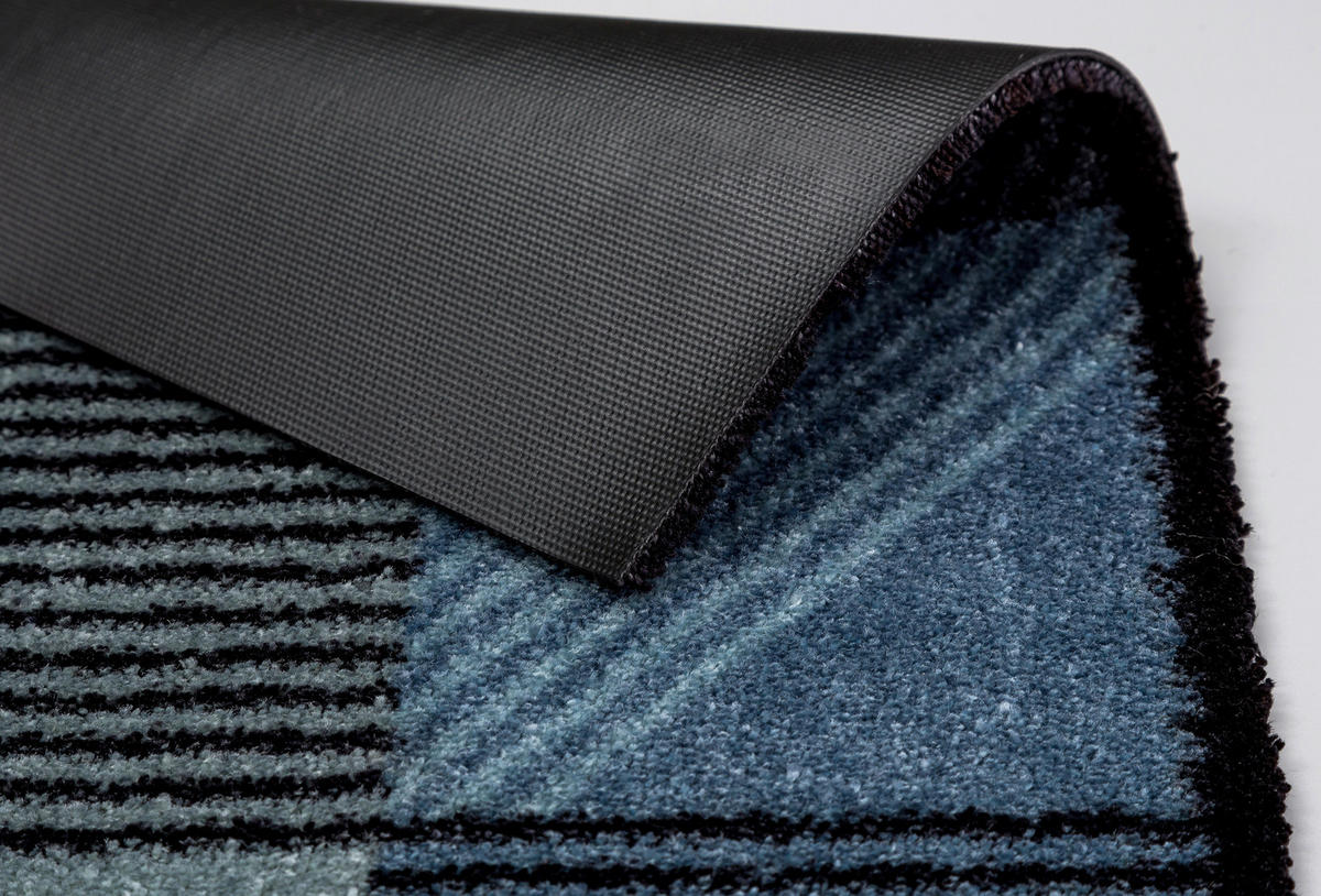 FUSSMATTE - Türkis/Blau, Konventionell, Textil (67/100cm) - Schöner Wohnen Teppi