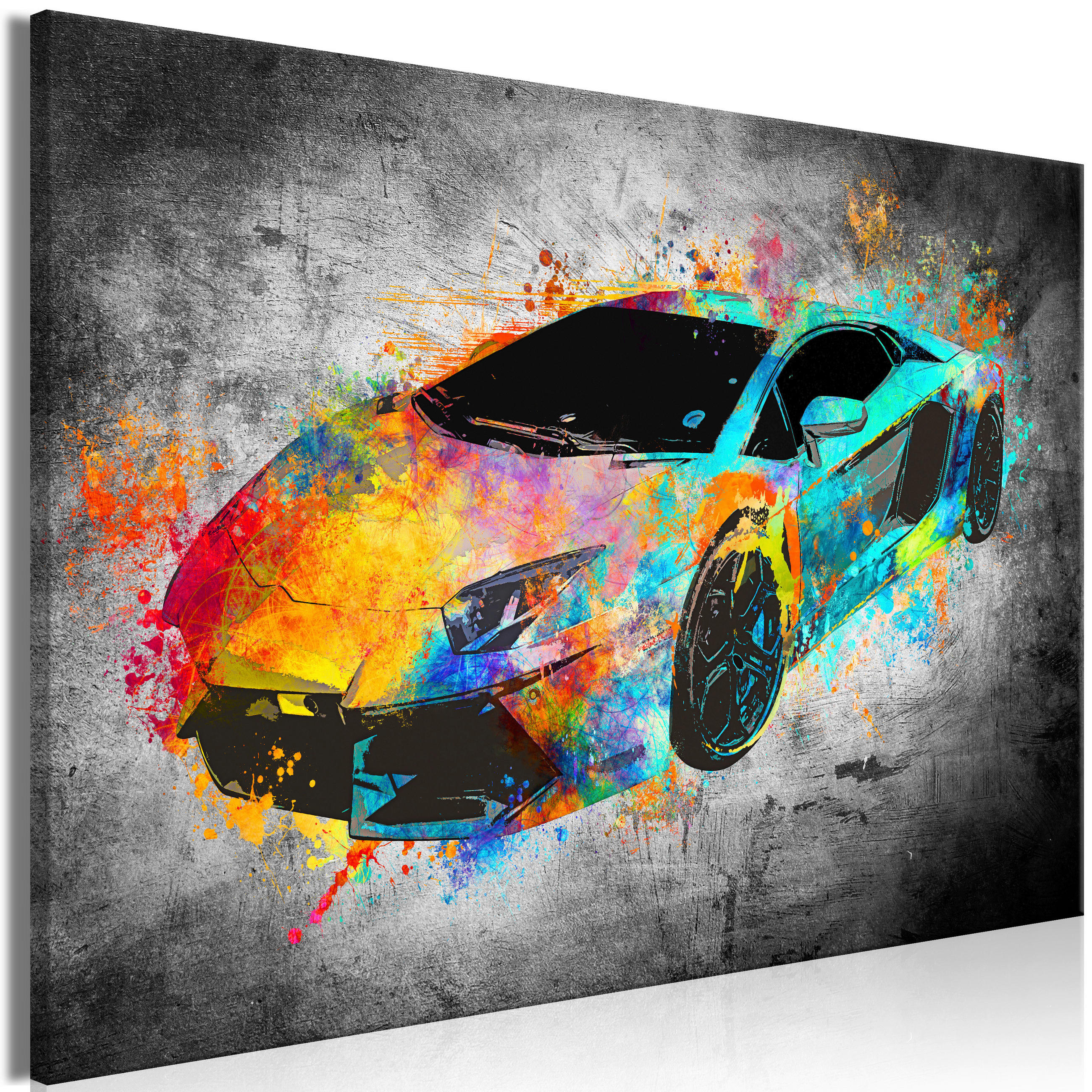 LEINWANDBILD Fahrzeuge 90/60/1,2 cm  - Multicolor, Basics, Holz/Textil (90/60/1,2cm) - artgeist