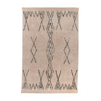 FLACHWEBETEPPICH 160/230 cm Alena Creme, Schwarz  - Creme/Schwarz, Design, Textil (160/230cm) - Novel