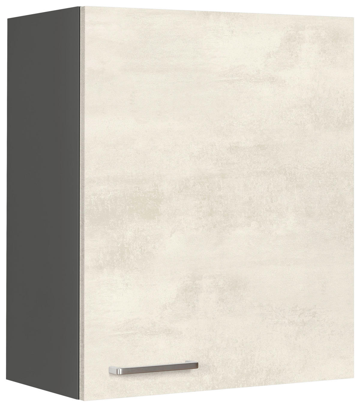 KÜCHENOBERSCHRANK 60/72/35 cm  in Weiß  - Schieferfarben/Edelstahlfarben, MODERN, Holzwerkstoff (60/72/35cm) - Nobilia